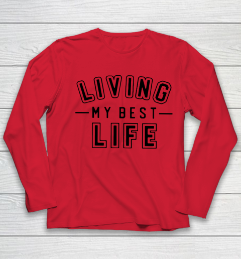 UNIVERSITY GOLD Living My Best Life Youth Long Sleeve 7