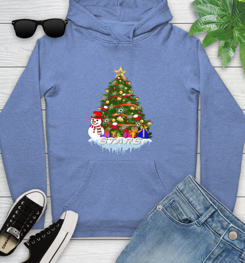 Dallas Stars Merry Christmas NHL Hockey Sports Youth Hoodie 12