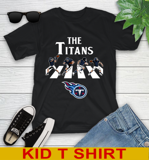 NFL Football Tennessee Titans The Beatles Rock Band Shirt Youth T-Shirt