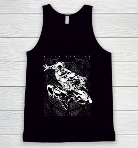 Marvel Black Panther Leap Graphic Tank Top