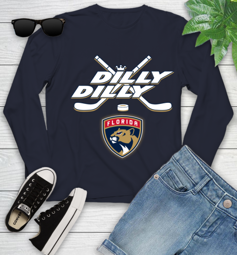 NHL Florida Panthers Dilly Dilly Hockey Sports Youth Long Sleeve 3