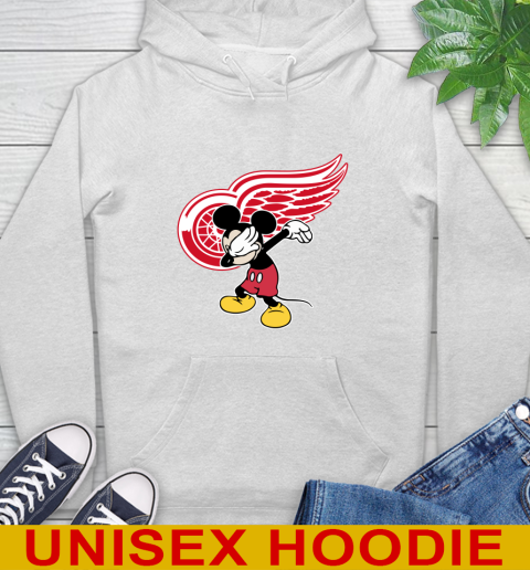 Detroit Red Wings NHL Hockey Dabbing Mickey Disney Sports Hoodie