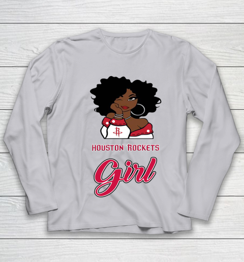 Houston Rockets Girl NBA Youth Long Sleeve 5