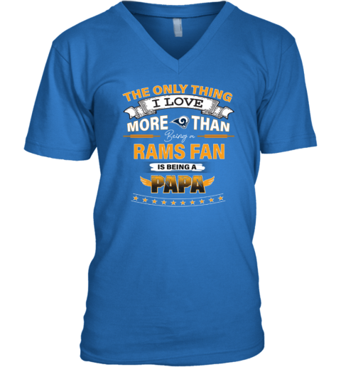 I Love More Than Being A Rams Fan Being A Dad Football Youth T-Shirt 