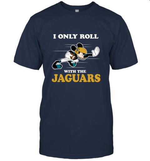 NFL Mickey Mouse I Only Roll With Jacksonville Jaguars - Rookbrand