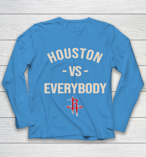 Houston Rockets Vs Everybody Youth Long Sleeve 5