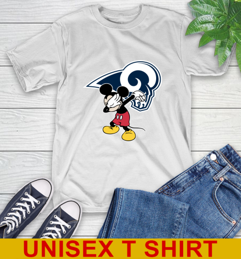 Los Angeles Rams NFL Football Dabbing Mickey Disney Sports T-Shirt