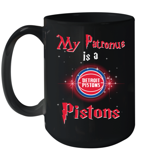 NBA Basketball Harry Potter My Patronus Is A Detroit Pistons Ceramic Mug 15oz