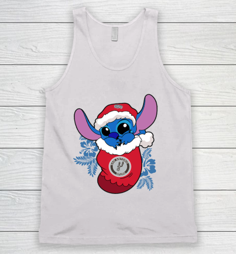 San Antonio Spurs Christmas Stitch In The Sock Funny Disney NBA Tank Top 2