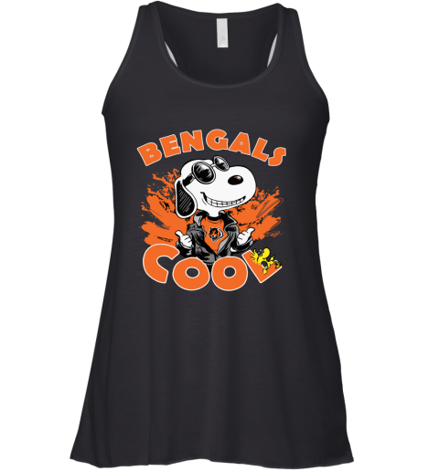 Cincinnati Bengals Snoopy Joe Cool We're Awesome Racerback Tank