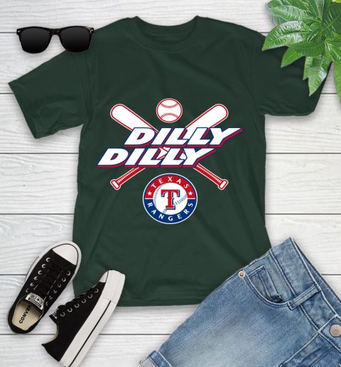 MLB Texas Rangers Dilly Dilly Baseball Sports Youth T-Shirt 5
