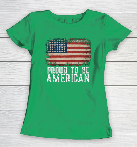 Proud American Patriotic USA Flag Women's T-Shirt 5