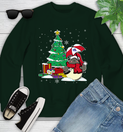 New York Rangers NHL Hockey Cute Tonari No Totoro Christmas Sports Youth Sweatshirt 9