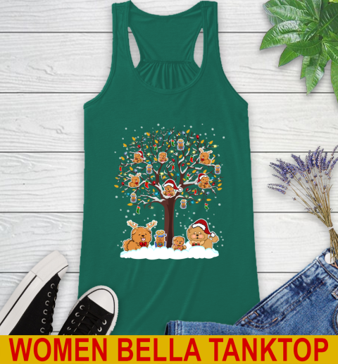 Chow Chow dog pet lover light christmas tree shirt 41