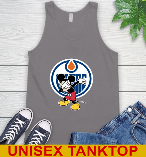 Edmonton Oilers NHL Hockey Dabbing Mickey Disney Sports Tank Top 7