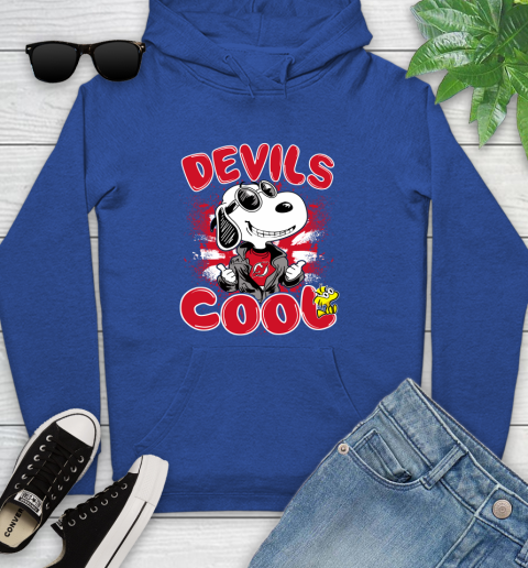 NHL Hockey New Jersey Devils Cool Snoopy Shirt Youth Hoodie 9
