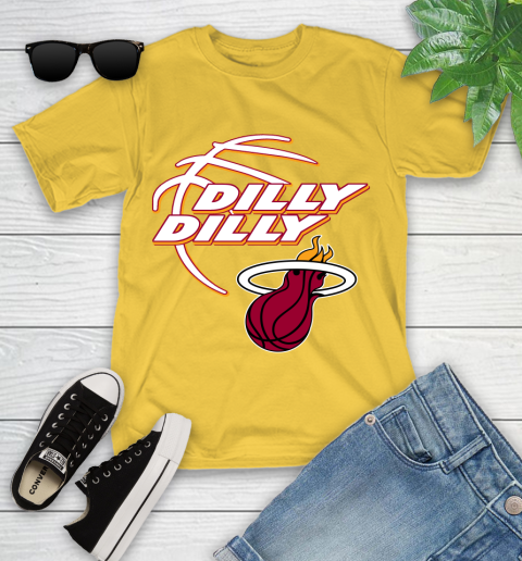 NBA Miami Heat Dilly Dilly Basketball Sports Youth T-Shirt 8