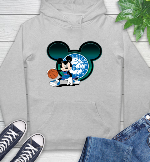 NBA Philadelphia 76ers Mickey Mouse Disney Basketball Hoodie 6