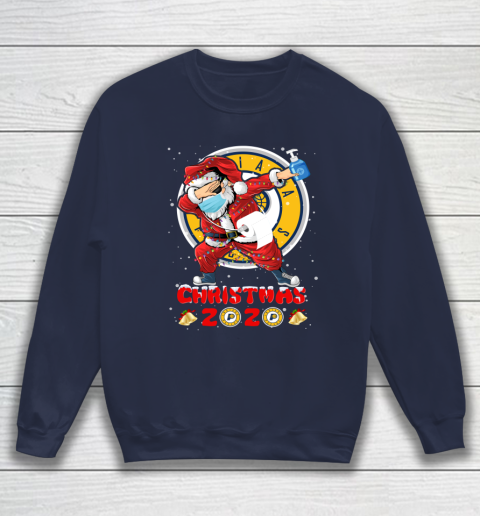 Indiana Pacers Funny Santa Claus Dabbing Christmas 2020 NBA Sweatshirt 2