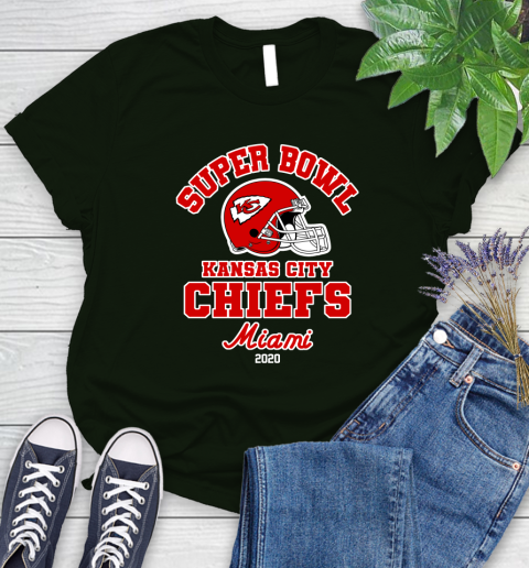 Kansas City Chiefs Super Bowl Champion Miami Logo 2020 NFL Shirts 86