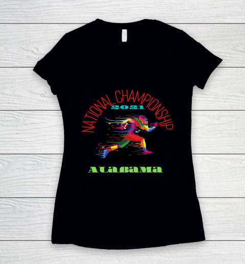 Alabama National Championship Women's V-Neck T-Shirt