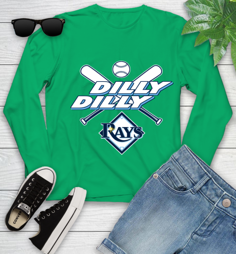 MLB Tampa Bay Rays Dilly Dilly Baseball Sports Youth Long Sleeve 6