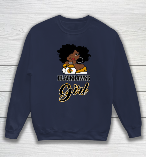 Chicago Blackhawks Girl NHL Sweatshirt 3
