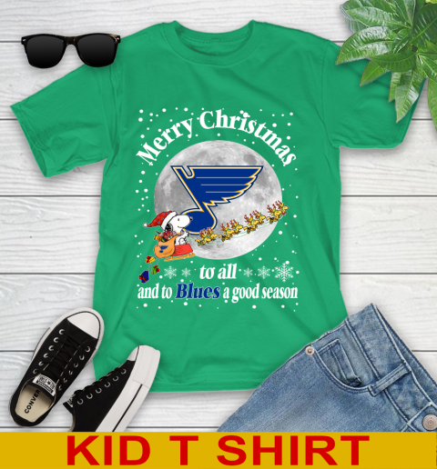 St.Louis Blues Merry Christmas To All And To Blues A Good Season NHL Hockey Sports Youth T-Shirt 7