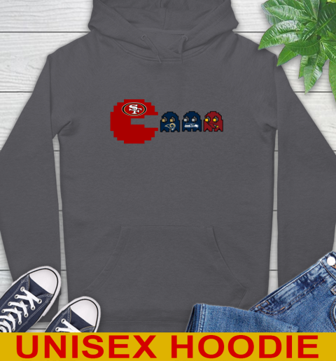 San Francisco 49ers NFL Football Pac Man Champion Hoodie 7