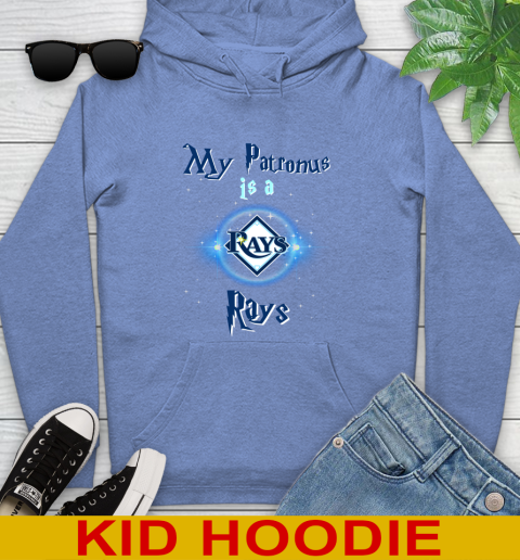 MLB Baseball Harry Potter My Patronus Is A Tampa Bay Rays Youth Hoodie 12