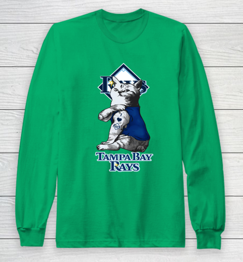 MLB Baseball My Cat Loves Tampa Bay Rays Long Sleeve T-Shirt 4