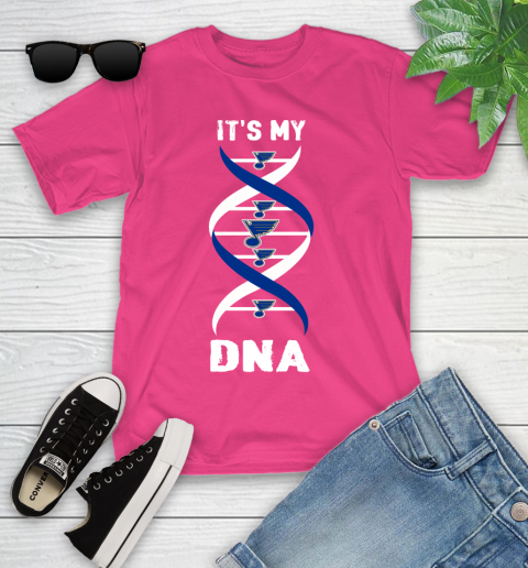 St.Louis Blues NHL Hockey It's My DNA Sports Youth T-Shirt 11