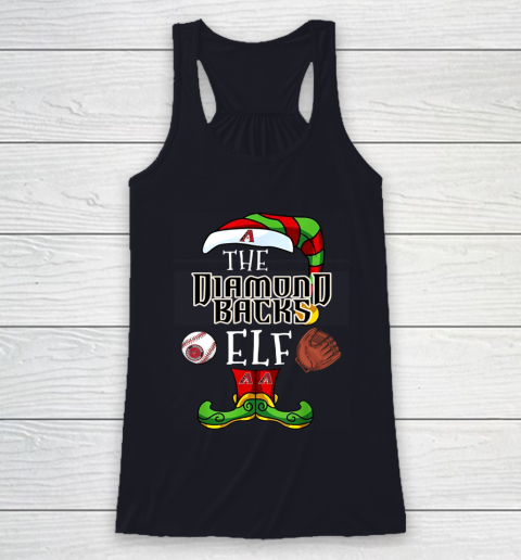 Arizona Diamondbacks Christmas ELF Funny MLB Racerback Tank 7