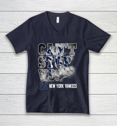 MLB New York Yankees Baseball Can't Stop Vs Yankees V-Neck T-Shirt 2