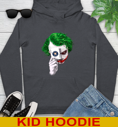Houston Astros MLB Baseball Joker Card Shirt Youth Hoodie 9