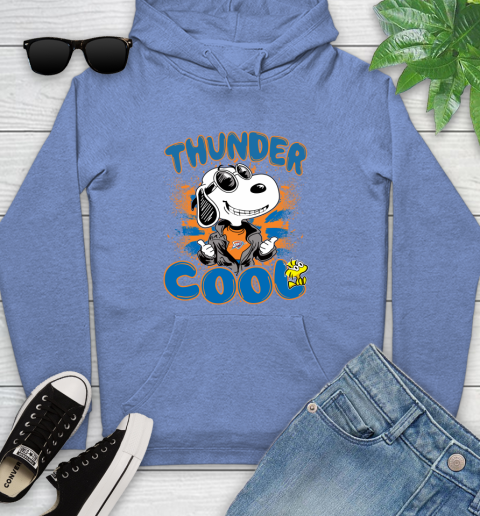 NBA Basketball Oklahoma City Thunder Cool Snoopy Shirt Youth Hoodie 11