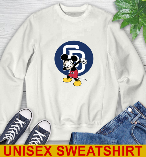 San Diego Padres MLB Baseball Dabbing Mickey Disney Sports Sweatshirt