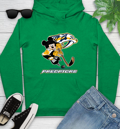 NHL Nashville Predators Mickey Mouse Disney Hockey T Shirt Youth Hoodie 7