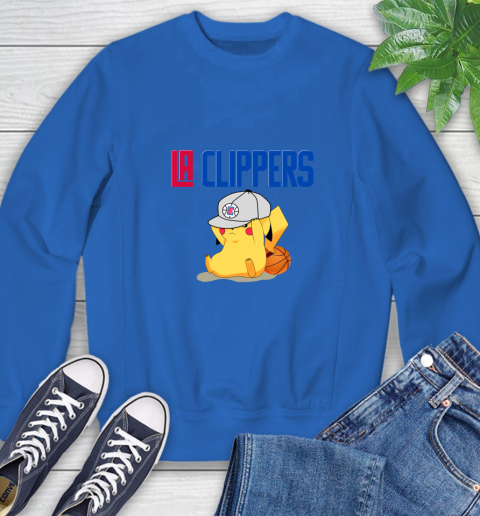 NBA Pikachu Basketball Sports Los Angeles Clippers Sweatshirt 8