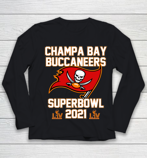 Champa Bay Buccaneers Superbowl 2021 Champions Youth Long Sleeve