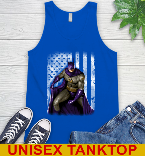 Minnesota Vikings NFL Football Batman DC American Flag Shirt Tank Top 4