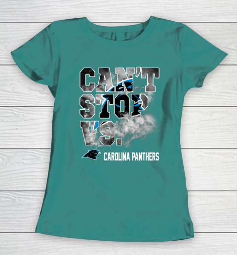 NFL Carolina Panthers Can't Stop Vs Women's T-Shirt 10