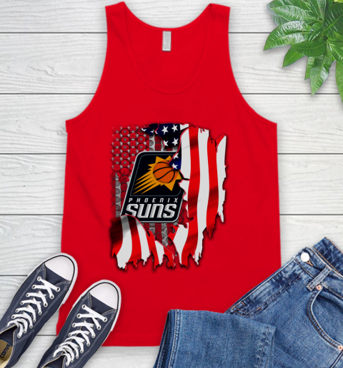 Phoenix Suns NBA Basketball American Flag Tank Top 5