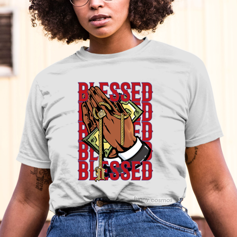 Air Jordan 5 Top 3 Matching Sneaker Tshirt Drake Blessed Black and Red Jordan Tshirt