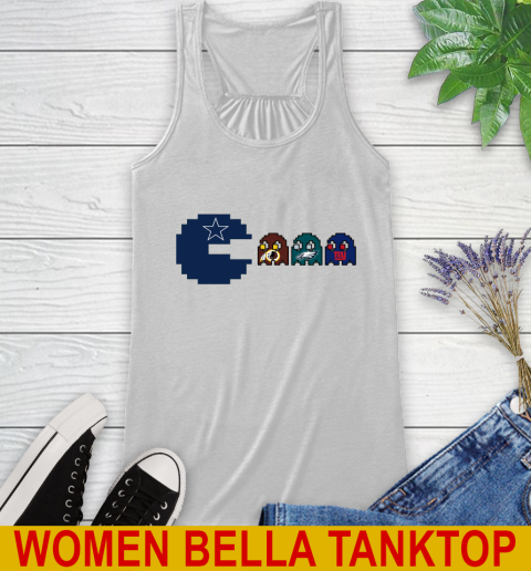 Dallas Cowboy NFL Football Pac Man Champion Racerback Tank
