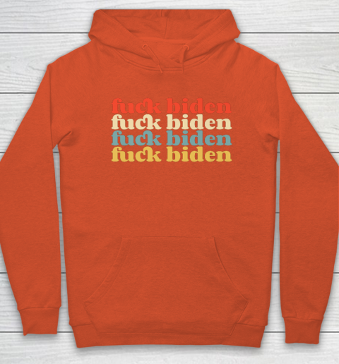 Vintage Fuck Biden Anti Biden Tee Top Womens Mens Premium Hoodie 3