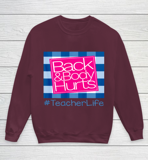 Back and new arrivals body hurts sweatshirt