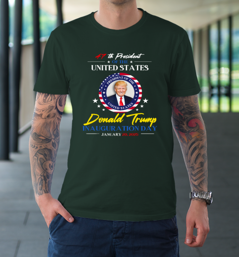 President Donald Trump Inauguration Day 2025 47th President T-Shirt 3
