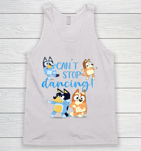 Bluey Dad Cant Stop Dancing For Father Day Tank Top 2