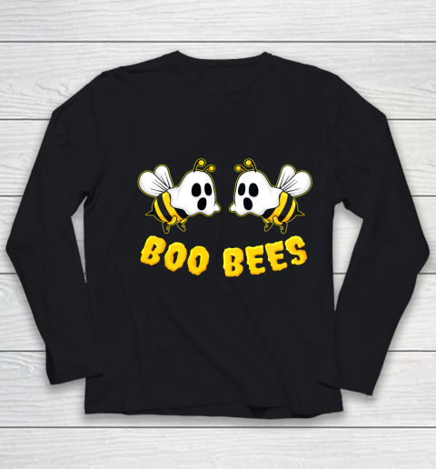 Halloween Boo Bees Ghost Matching Couples Family Funny Gift Youth Long Sleeve